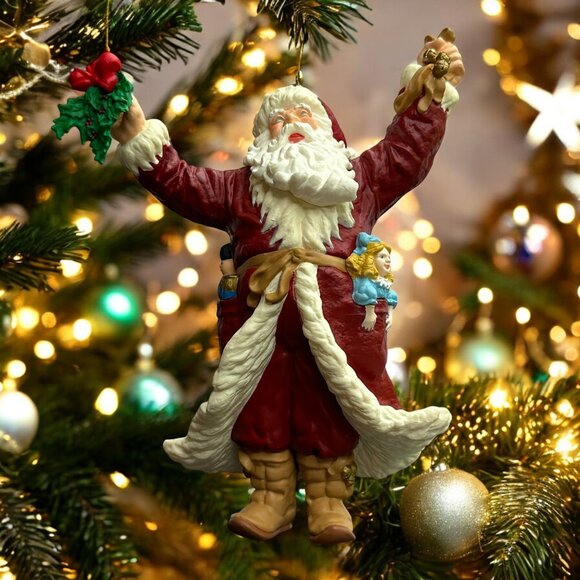 Hallmark Merry Olde Santa Keepsake Christmas Ornament from 1998 - Picture 1 of 8